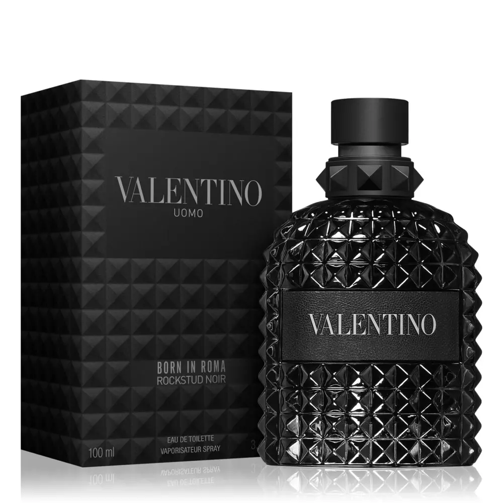 Uomo Born in Roma Rockstud Noir by Valentino