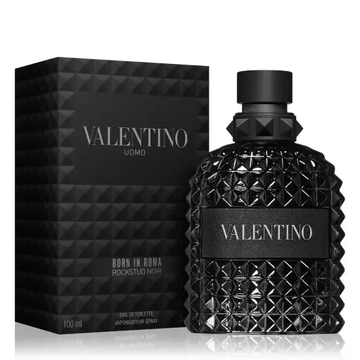Uomo Born in Roma Rockstud Noir by Valentino